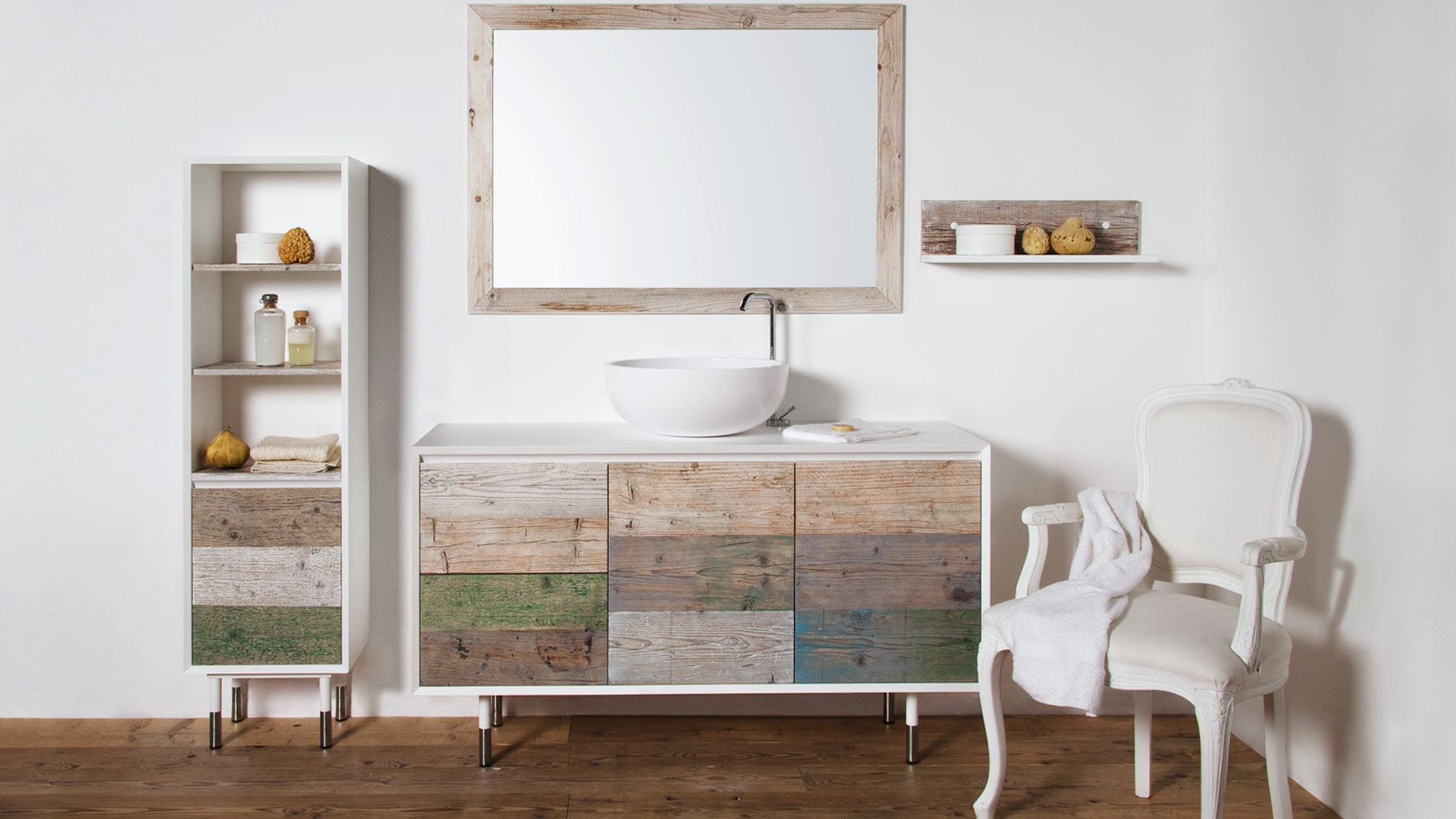 Mobili da bagno in legno massello: mobile bagno moderno in legno ...